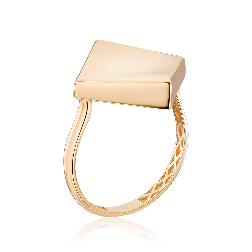 Золота каблучка без вставки P-K-3104-1-R/01