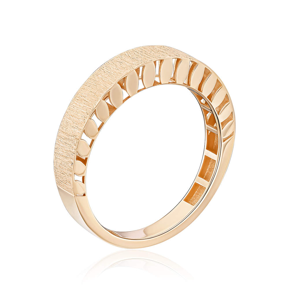 Золота каблучка без вставки P-K-3106-R/01