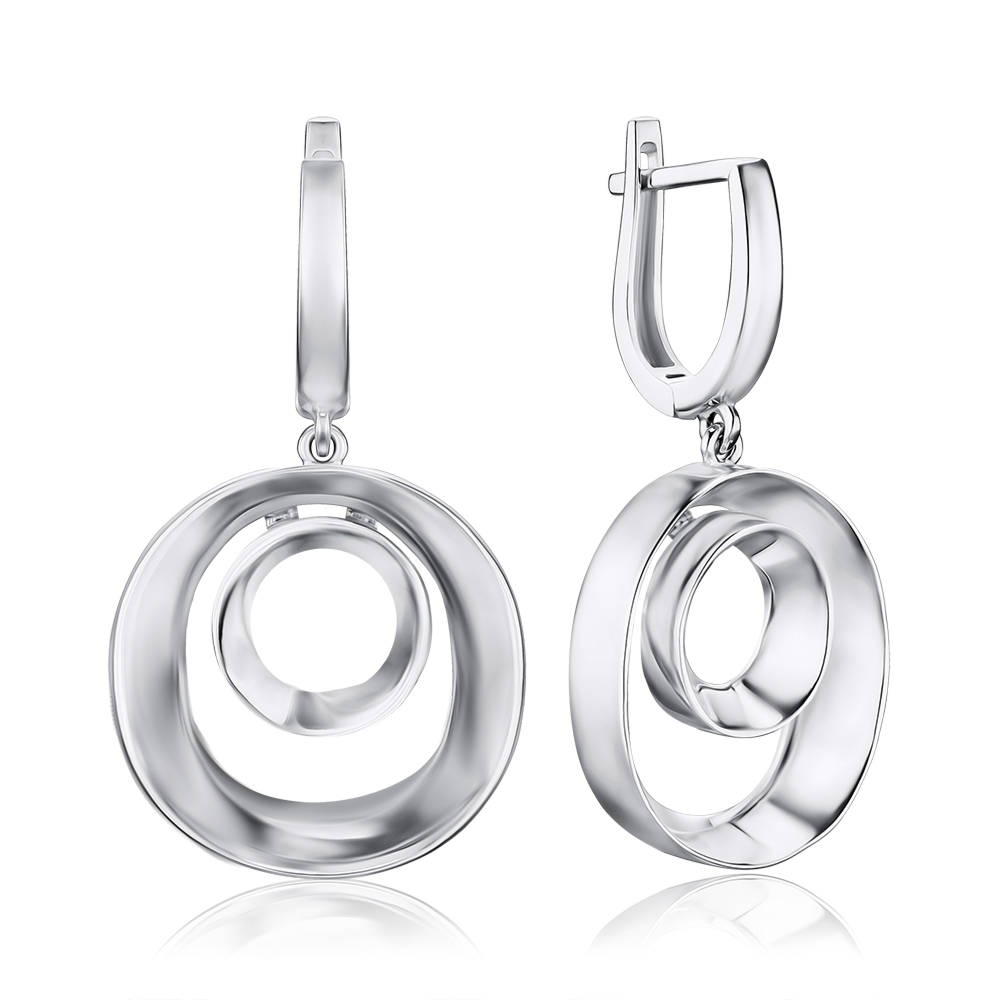 Золоті сережки без вставки P-K-3178-E/02