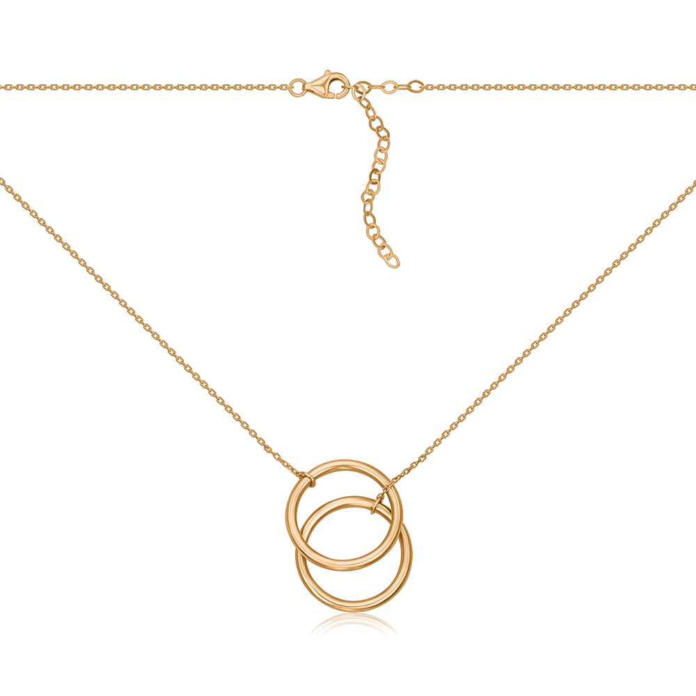 Золотое колье без вставки P-K-5327-K/01