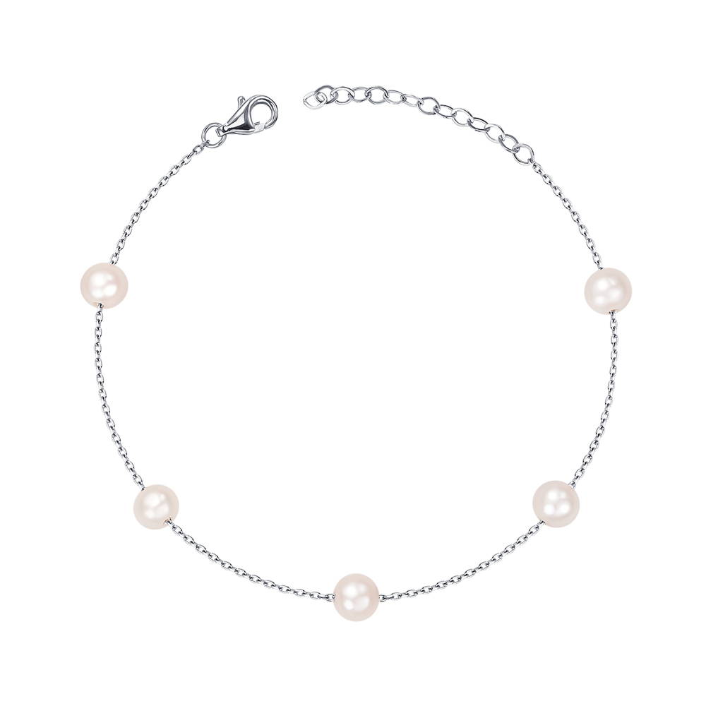 Золотой браслет с жемчугом P-K-5355-B/02/21048