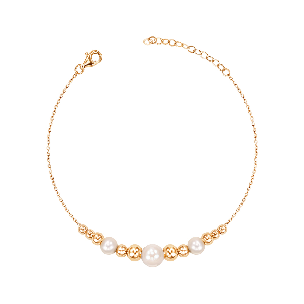 Золотой браслет с жемчугом P-K-5363-B/01/21092