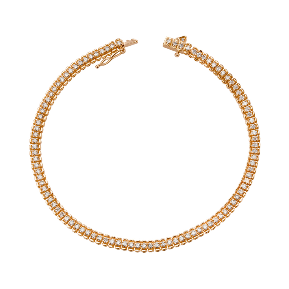 Золотой браслет с бриллиантами P-SY01865-K/01/9223