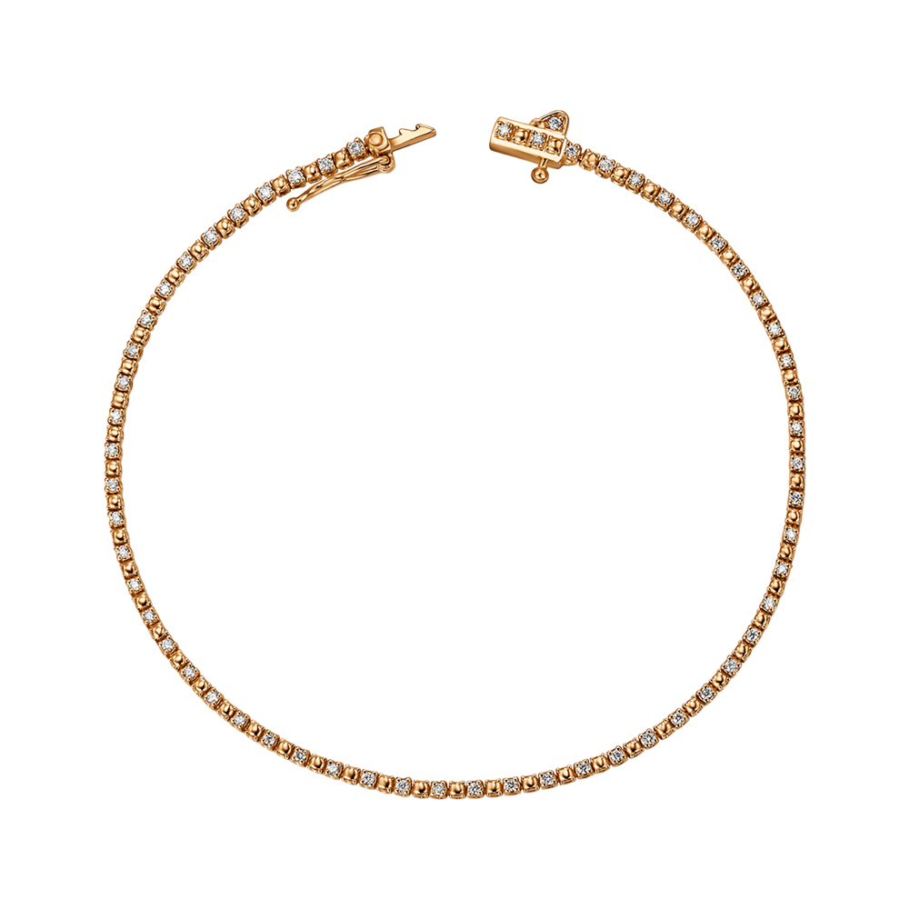 Золотой браслет с бриллиантами P-SY01877-K/01/9023