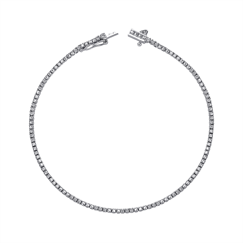 Золотий браслет з діамантами. Артикул P-SY01879-B/02/9779