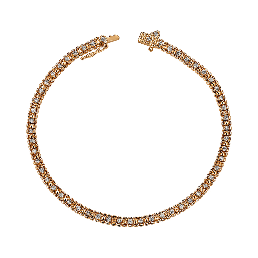 Золотой браслет с бриллиантами P-SY01885-K/01/9223