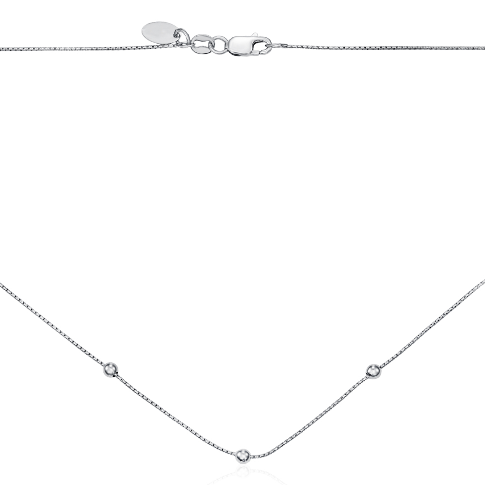 Серебряное колье. Артикул PR0196_NC1907-K/12