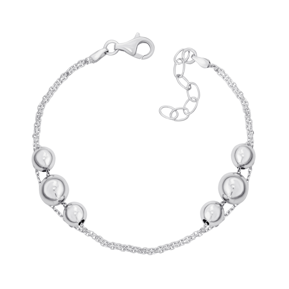 Серебряный браслет. Артикул PR0208_BR2962-B/12