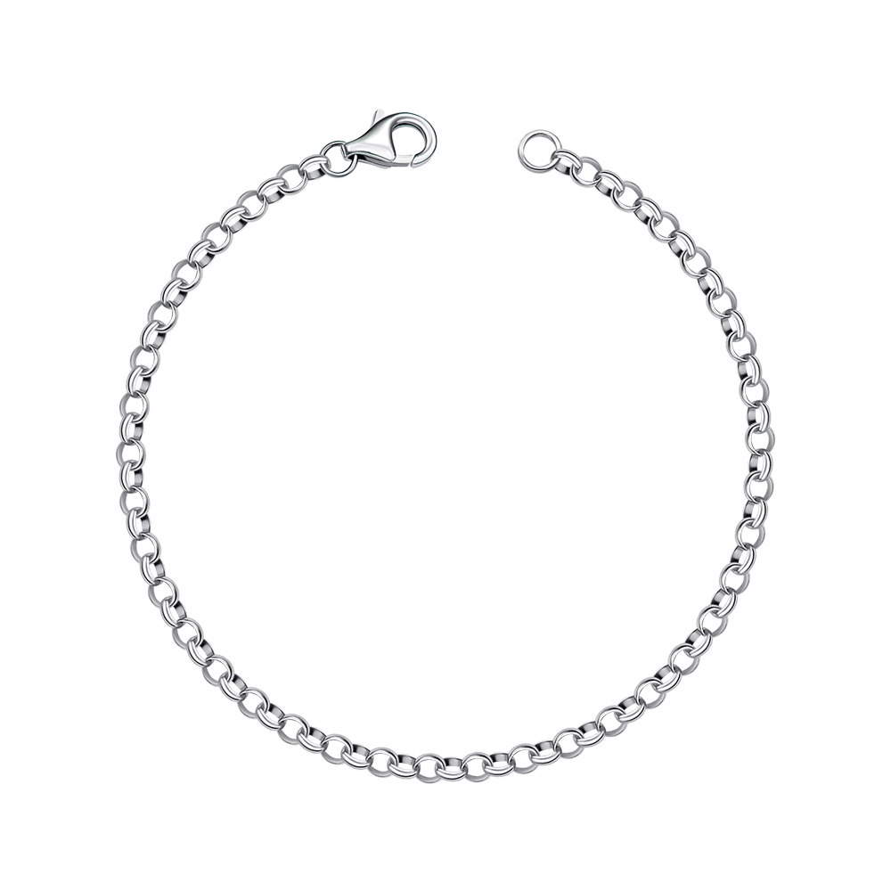 Срібний браслет без вставки ROLO BOMBL 030 BR-B/12