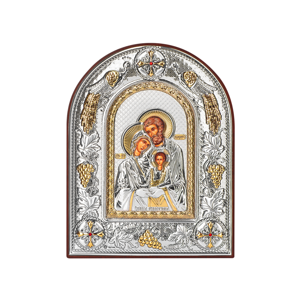 Срібна ікона Божа Матір.Артикул UG5MA/E 3105 AX-K