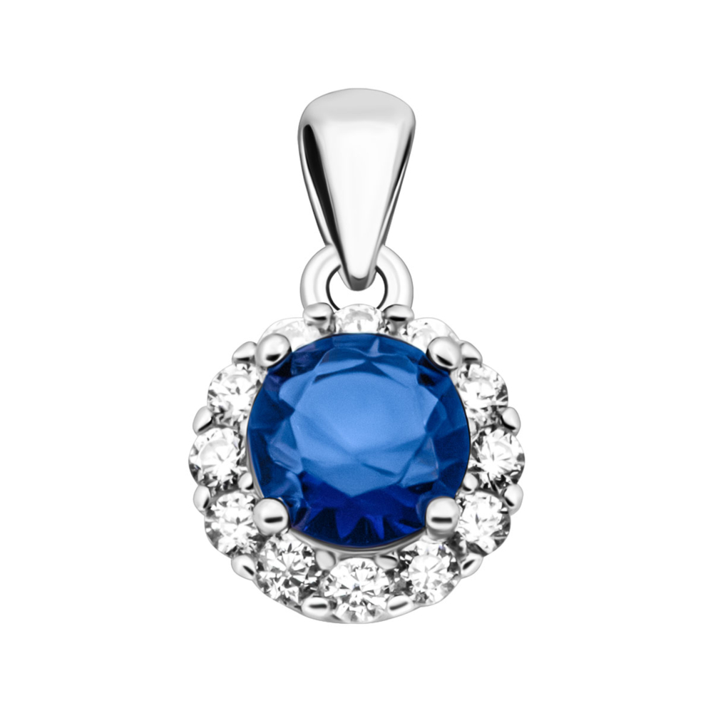 Серебряная подвеска с фианитами.Артикул UG5SZSE07032 под