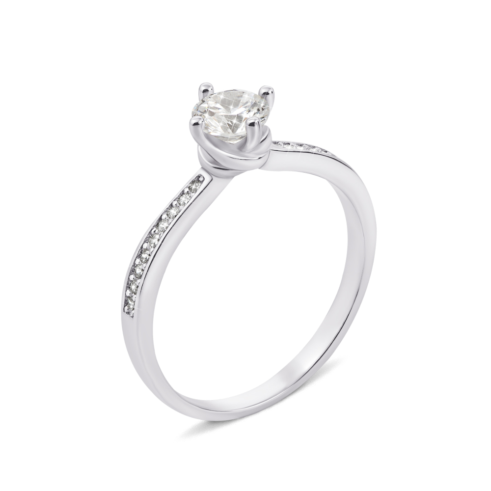 Серебряное кольцо с фианитами (1RI57198-R)