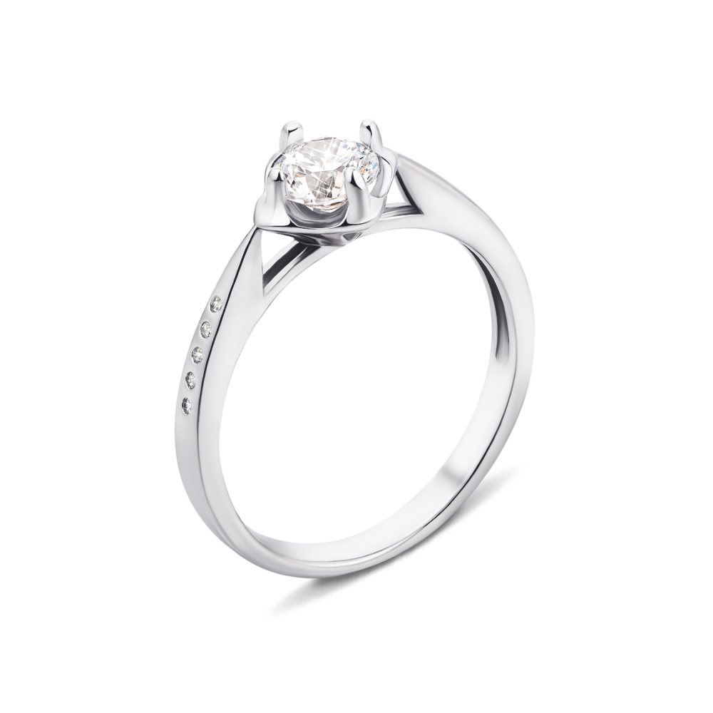 Серебряное кольцо с фианитами (1RI58123-R)