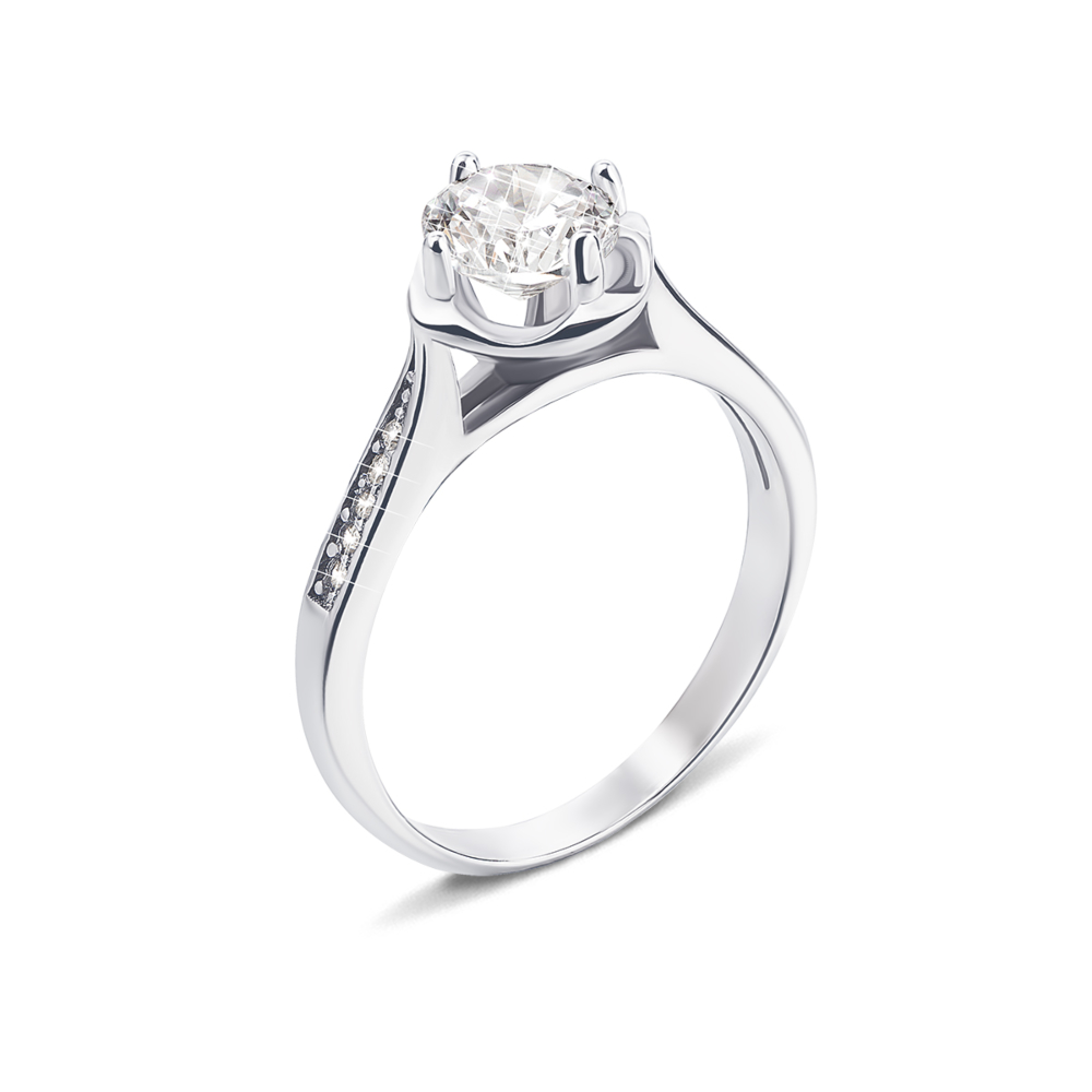 Серебряное кольцо с фианитами (1RI62400-R)
