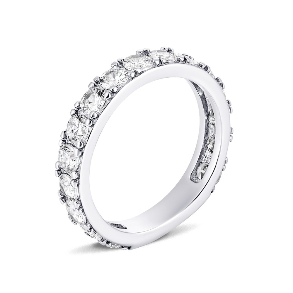 Серебряное кольцо с фианитами. Артикул UG5910168б