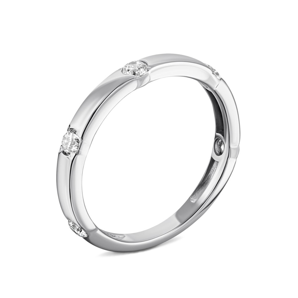 Серебряное кольцо с фианитами. Артикул UG5КВ2537.3ск