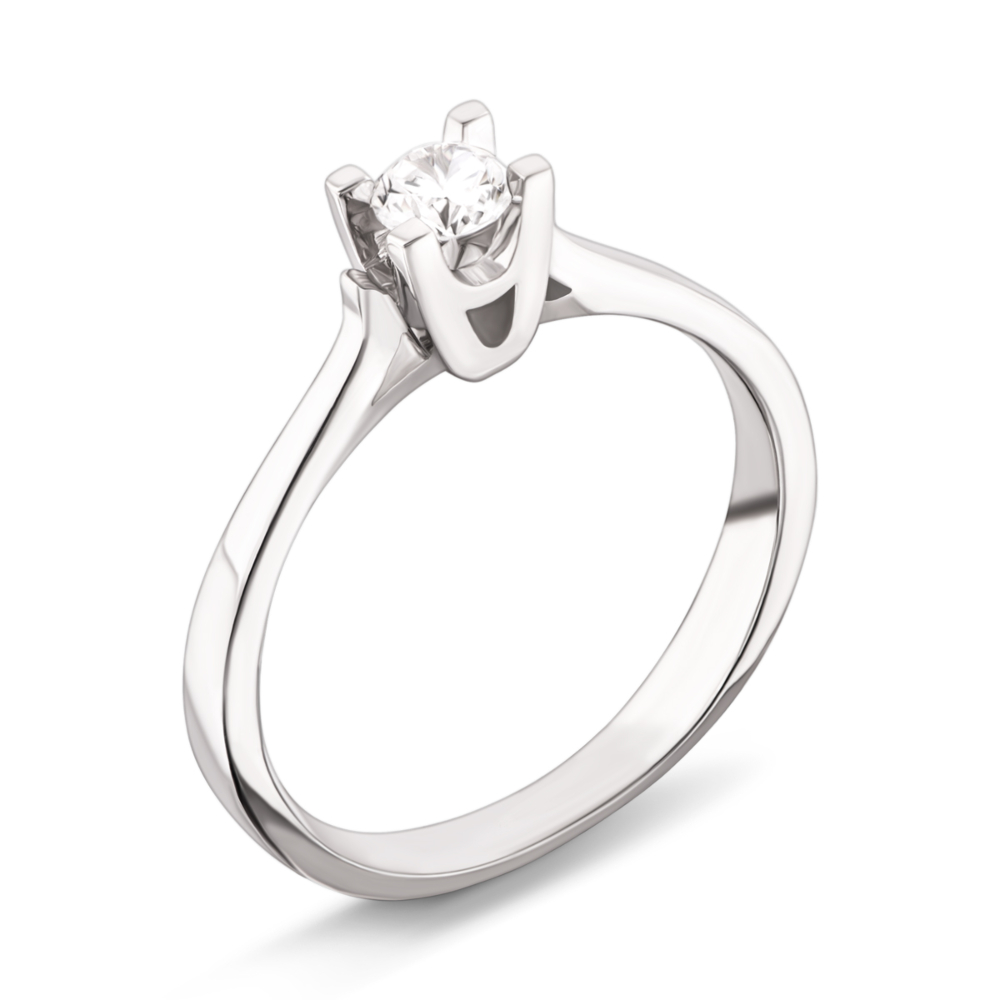 Серебряное кольцо с фианитом.Артикул UG51559