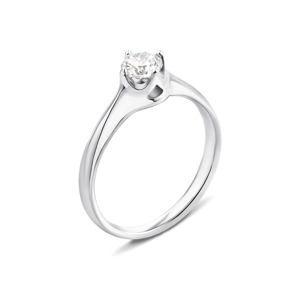 Серебряное кольцо с фианитом (1RI67777/1-R)
