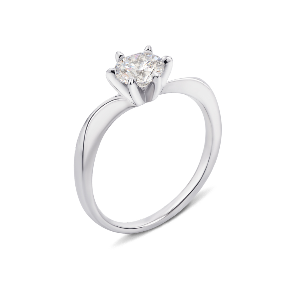 Серебряное кольцо с фианитом (1RI67777/5-R)