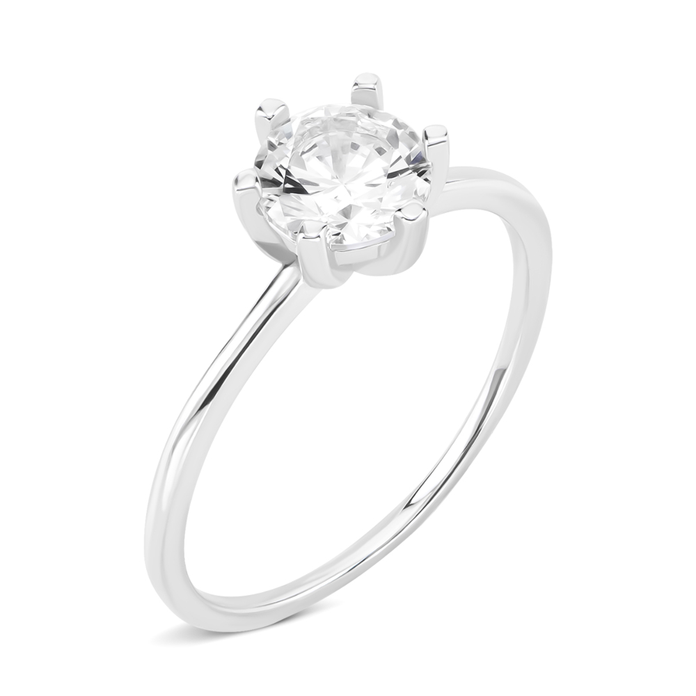 Серебряное кольцо с фианитом. Артикул UG5SR00323