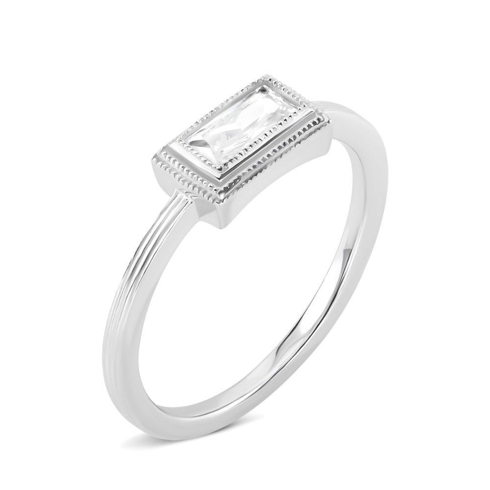 Срібна каблучка з фіанітом. Артикул UG5SZDR36615