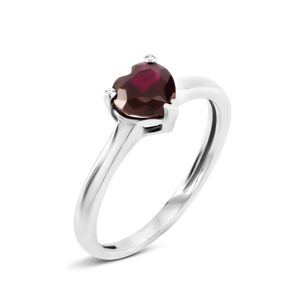 Серебряное кольцо с рубином. Артикул UG51927/1р-HRUB