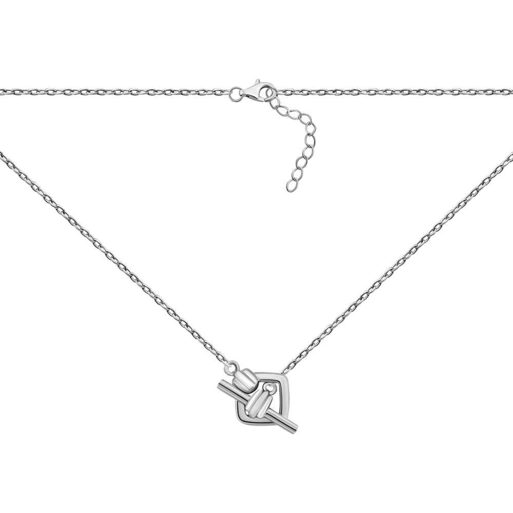 Серебряное колье.Артикул UG5N38464-W