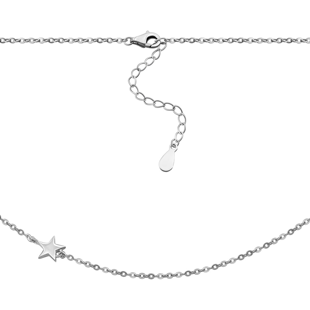 Серебряное колье.Артикул UG5SZDX00703
