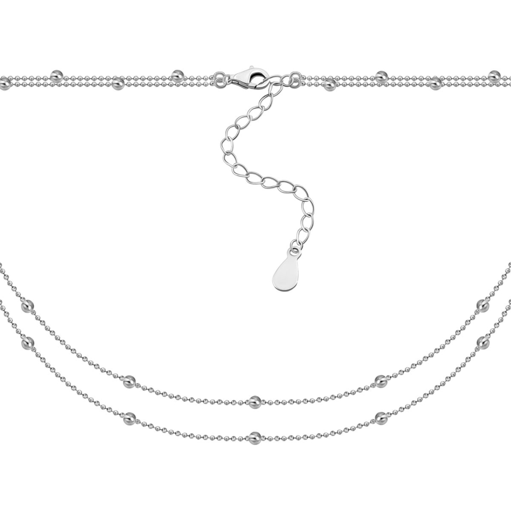 Серебряное колье.Артикул UG5SZDX00733