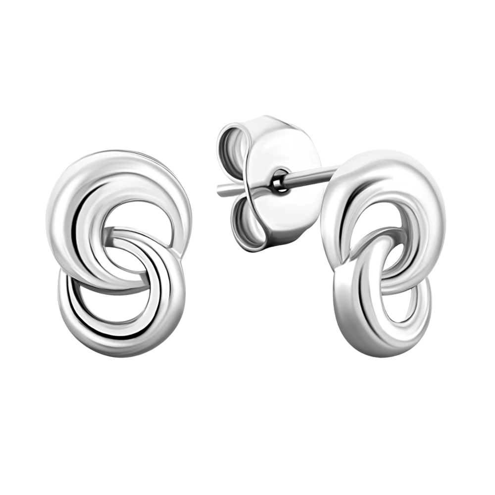 Серебряные пуссеты.Артикул UG51EA43029