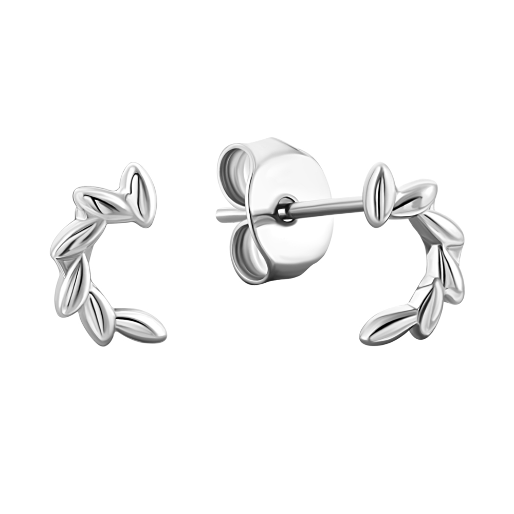 Серебряные пуссеты.Артикул UG51EA83287