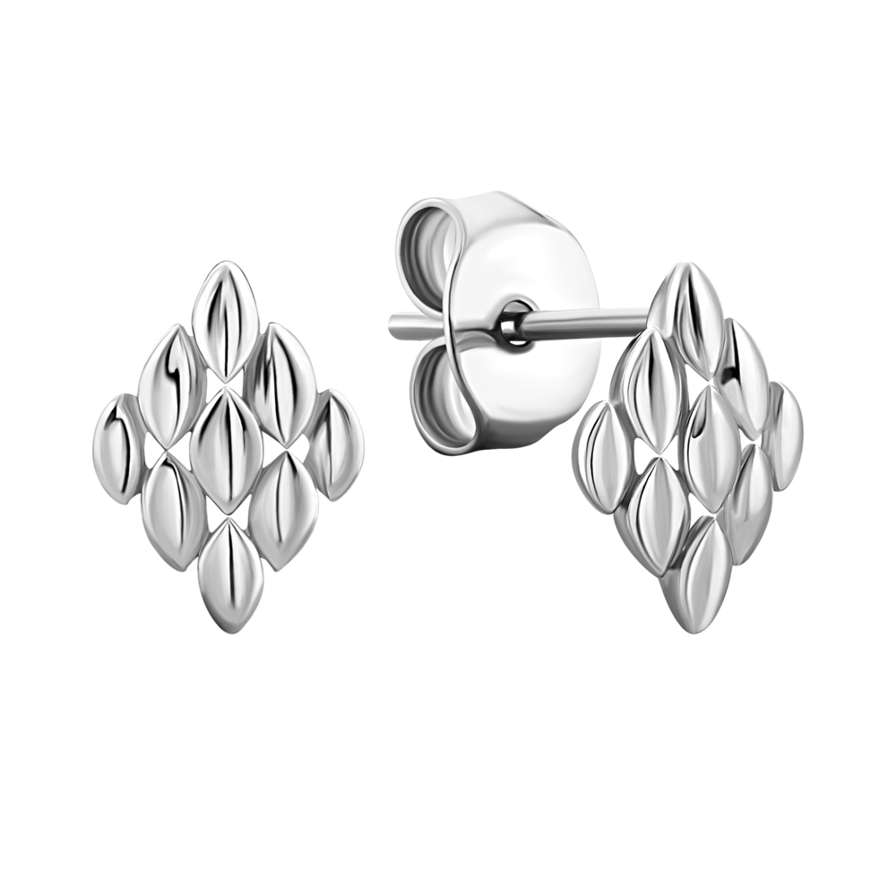 Серебряные пуссеты.Артикул UG51EA74367