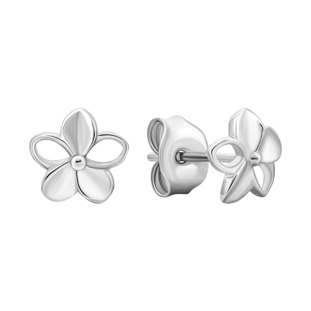 Срібні пусети Квіти. Артикул UG5SE00635