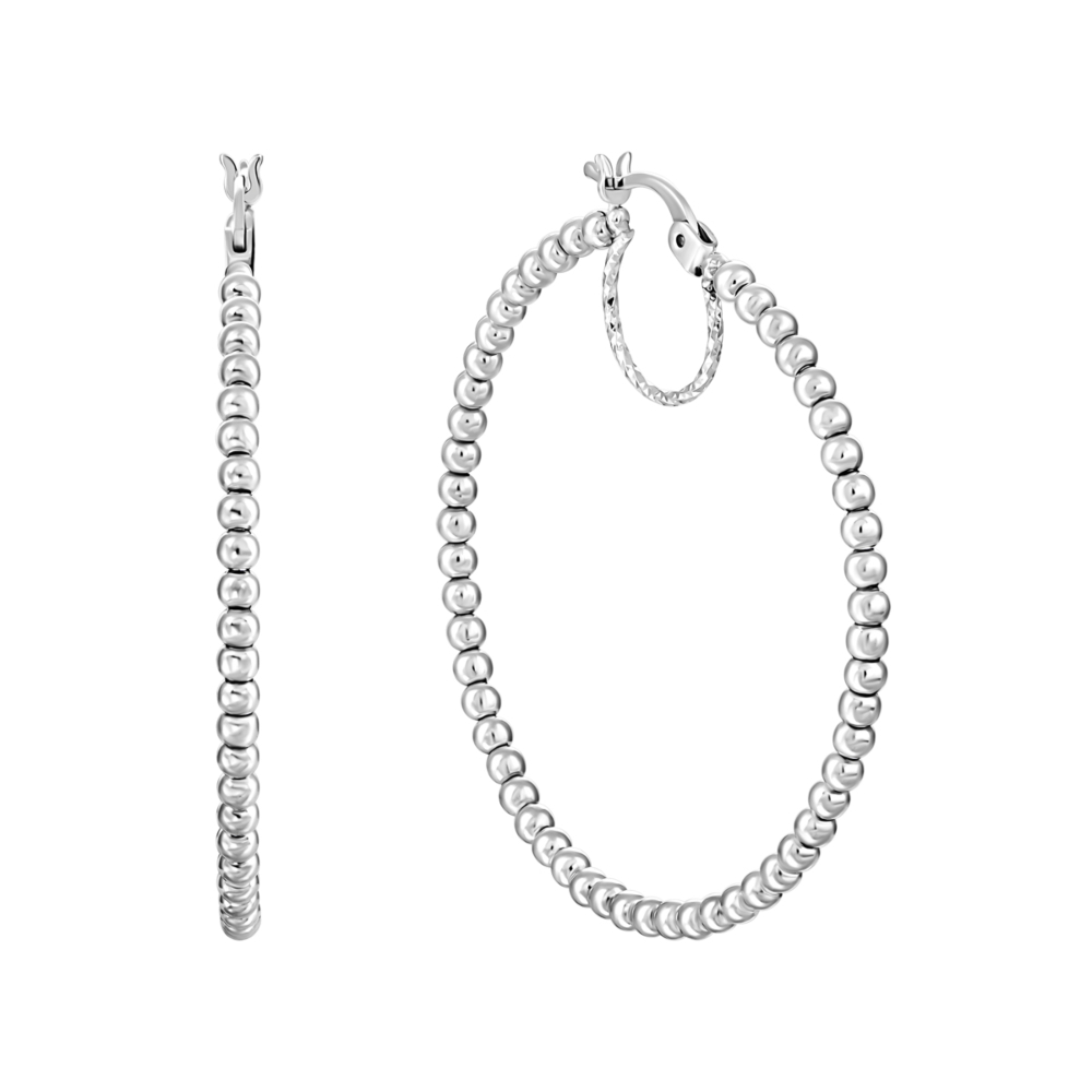 Серебряные серьги-конго.Артикул UG53BE-01890-1