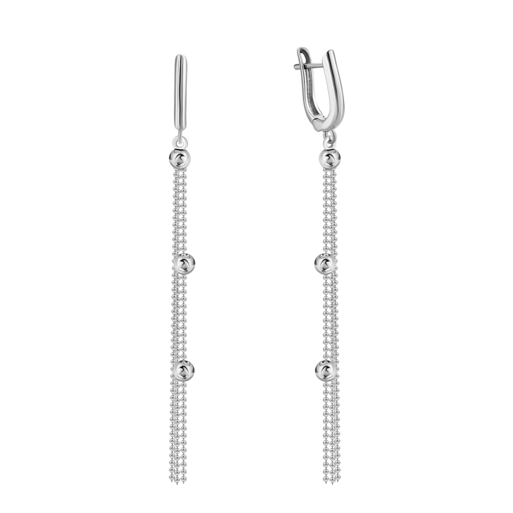 Серебряные серьги-подвески.Артикул UG53BME-01766-1