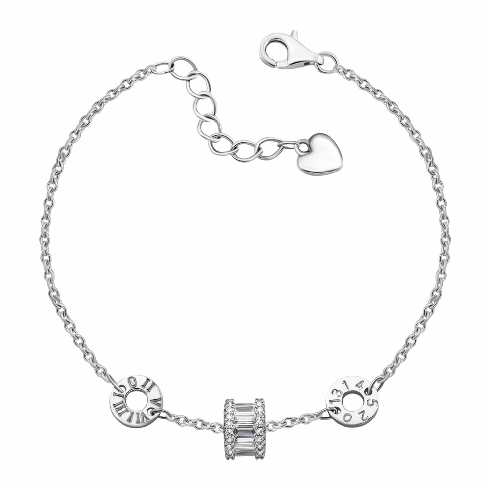 Серебряный браслет с фианитами.Артикул UG5FB7153
