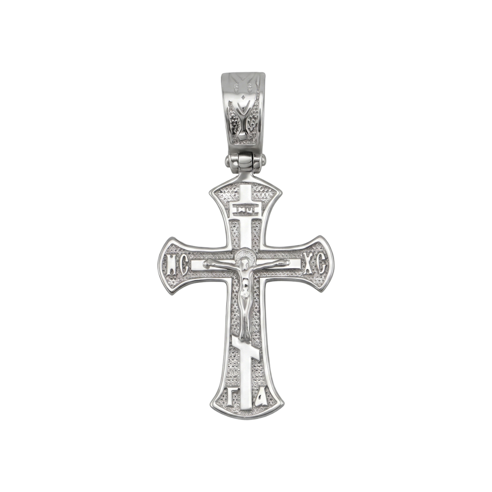 Серебряный крестик. Распятие Христа. Артикул UG52-0862.0.2