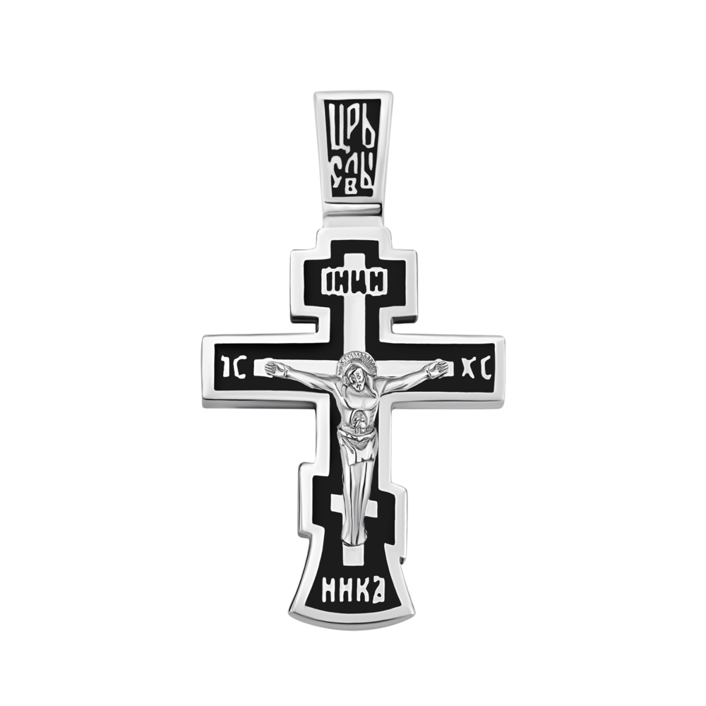 Срібний хрестик. Розп'яття Христове.Артикул UG53115 Р