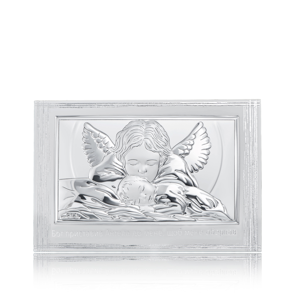 Срібна ікона «Янголята». Артикул 81288.3LUCR