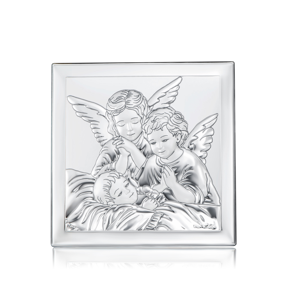 Срібна ікона «Янголята». Артикул PK-3/023A/R