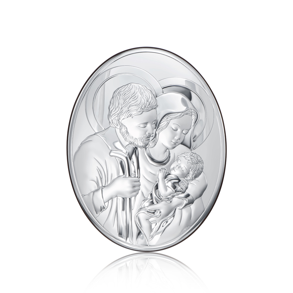 Срібна ікона «Св. Сімейство Католицьке». Артикул 82007.4L