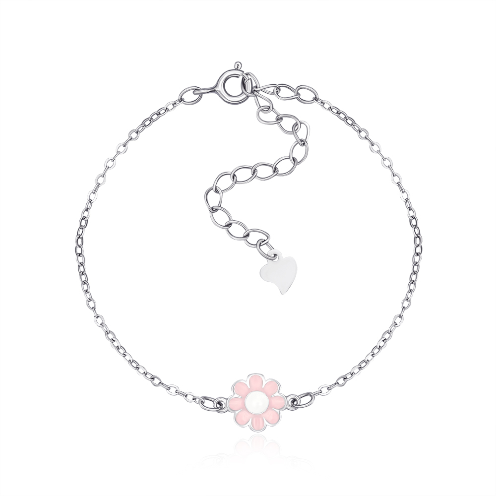 Серебряный браслет с подвесками. Артикул H2285-B/12/1095