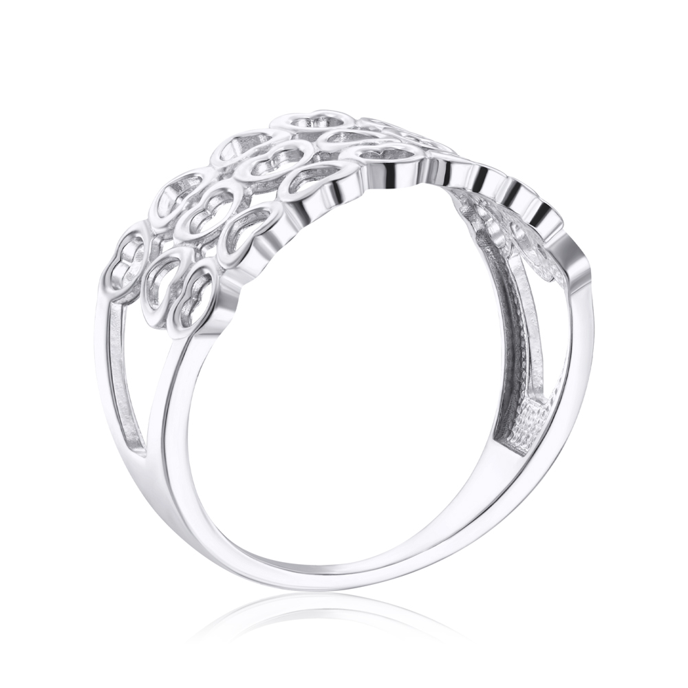 Серебряное кольцо без вставки. Артикул 001395/12/1