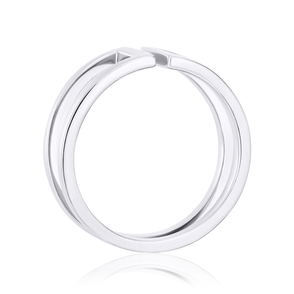 Серебряное кольцо без вставки. Артикул OL01790B-R/12