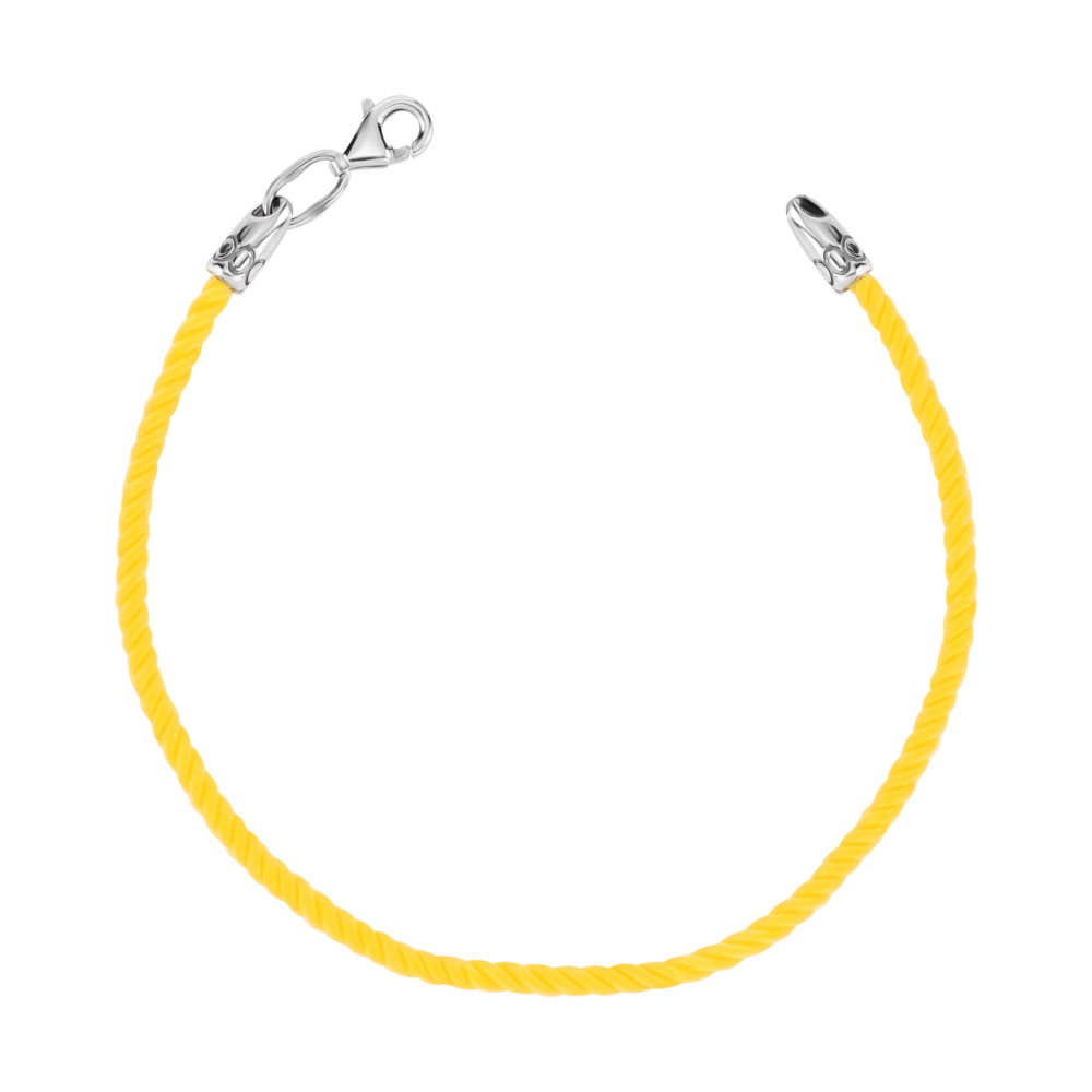 Браслет на нити. Артикул UG5SGrit2mm Yellow BR ROD