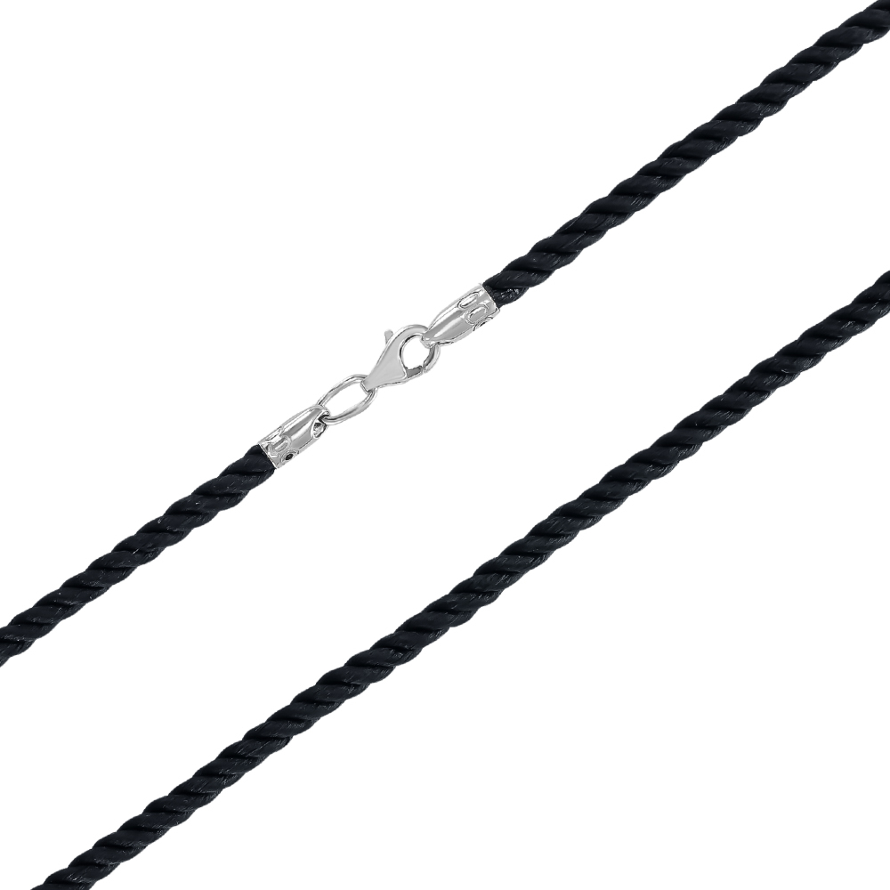 Шовковий шнурок. Артикул SGrit3mm Black ROD