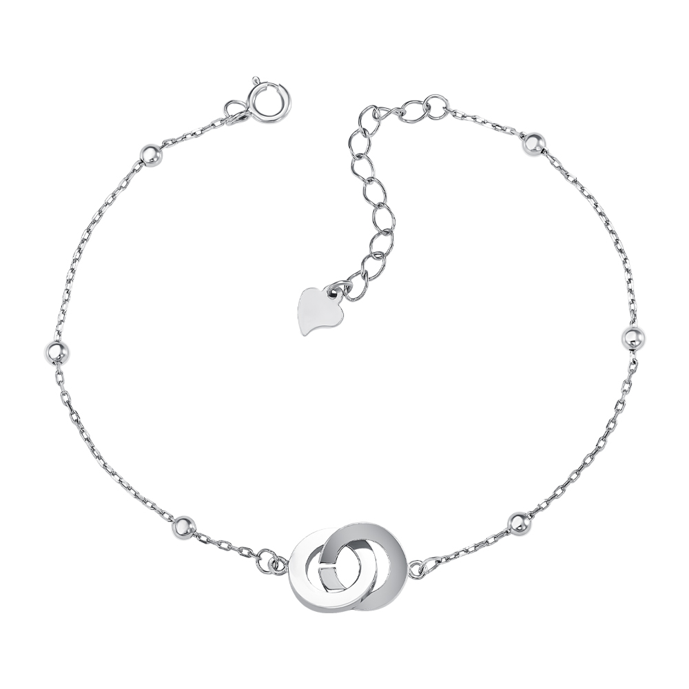Серебряный браслет. Артикул SL00093-B/12