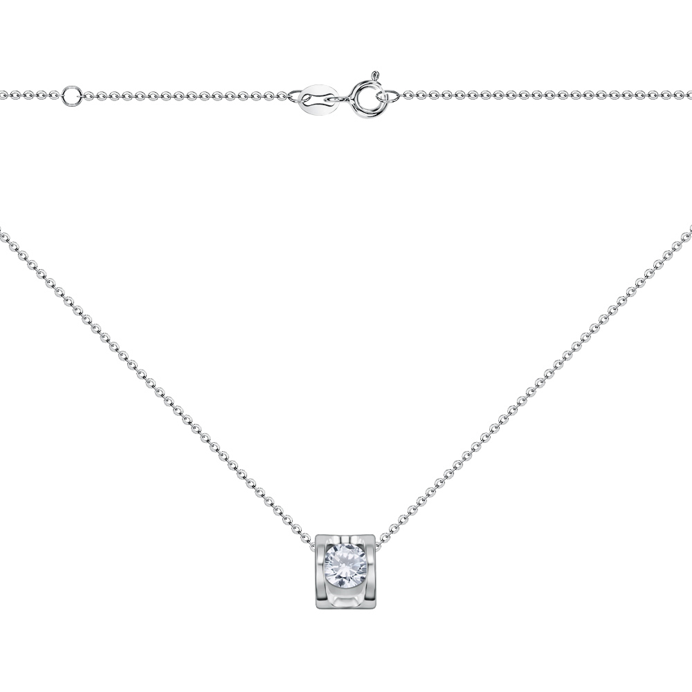 Срібне кольє SN00494-K/12/1