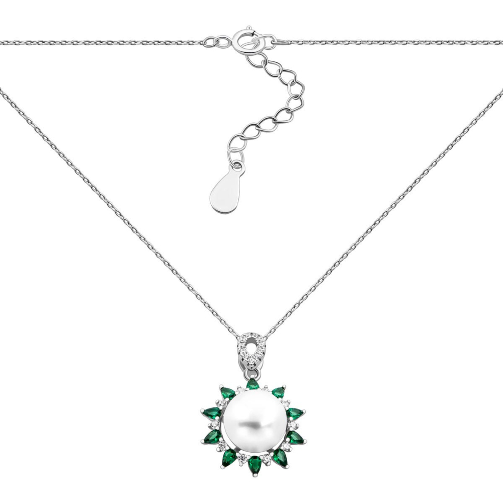 Серебряная подвеска с фианитами. Артикул UG5SN00838