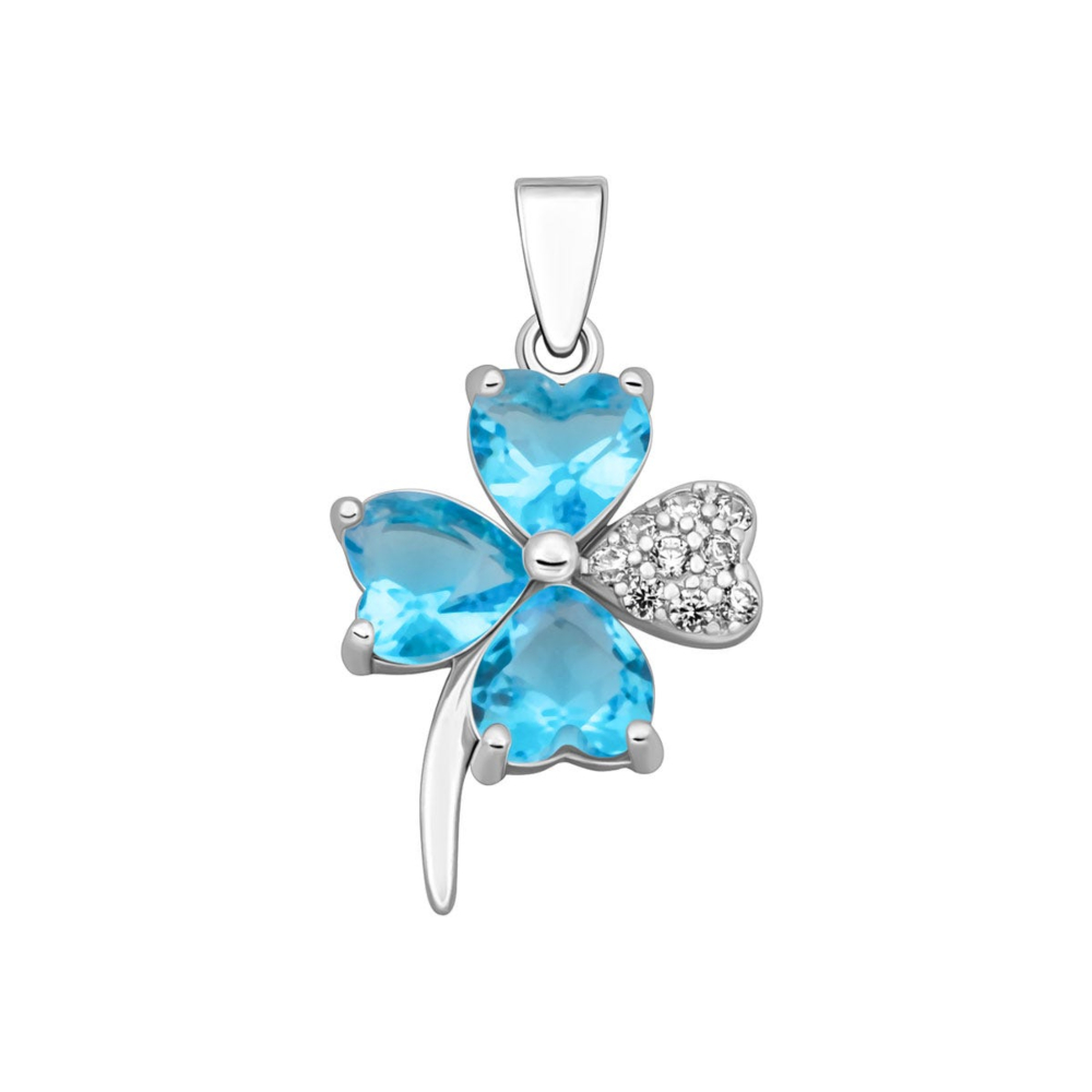 Серебряная подвеска с фианитами. Артикул UG5SP00186 г